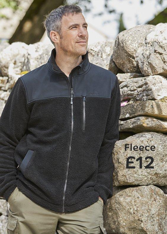 Green Peter Storm Mens Ullswater Half Zip Fleece S
