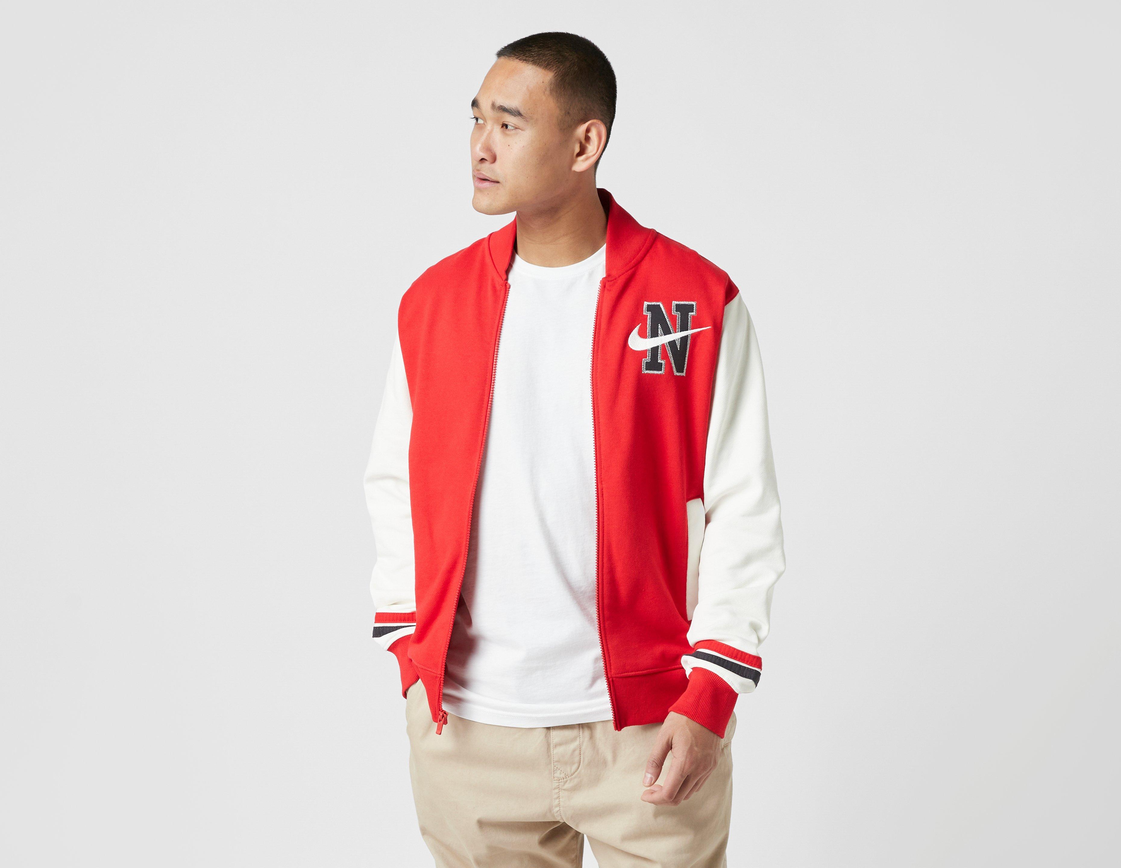 Men’s Nike Retro Varsity Jacket - Red, Red