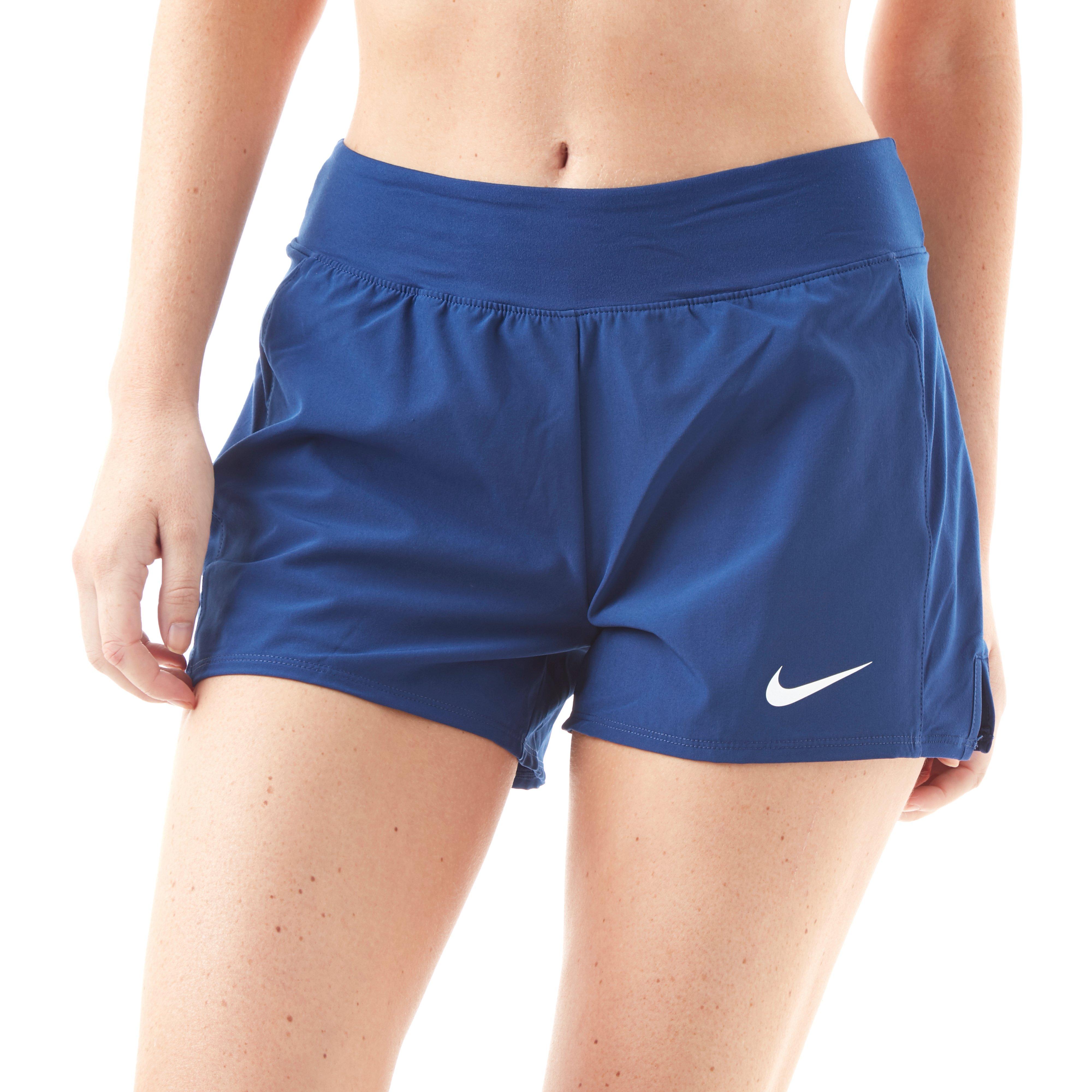 nike women's court flex tennis short