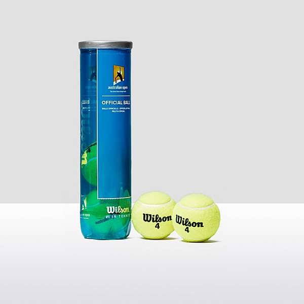 Wilson Australian Open Tennis Balls (4 Ball Can)