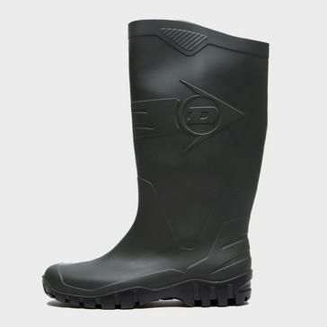 Dark Green Dunlop Men's Dane PVC Wellies