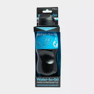 GO! Water-to-Go 50cl Filter Bottle - Removes 99.9% Bacteria & Viruses, Portable Water Purifier For Travel