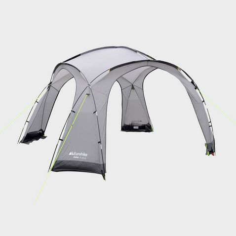 Dome shelter with outlet sides