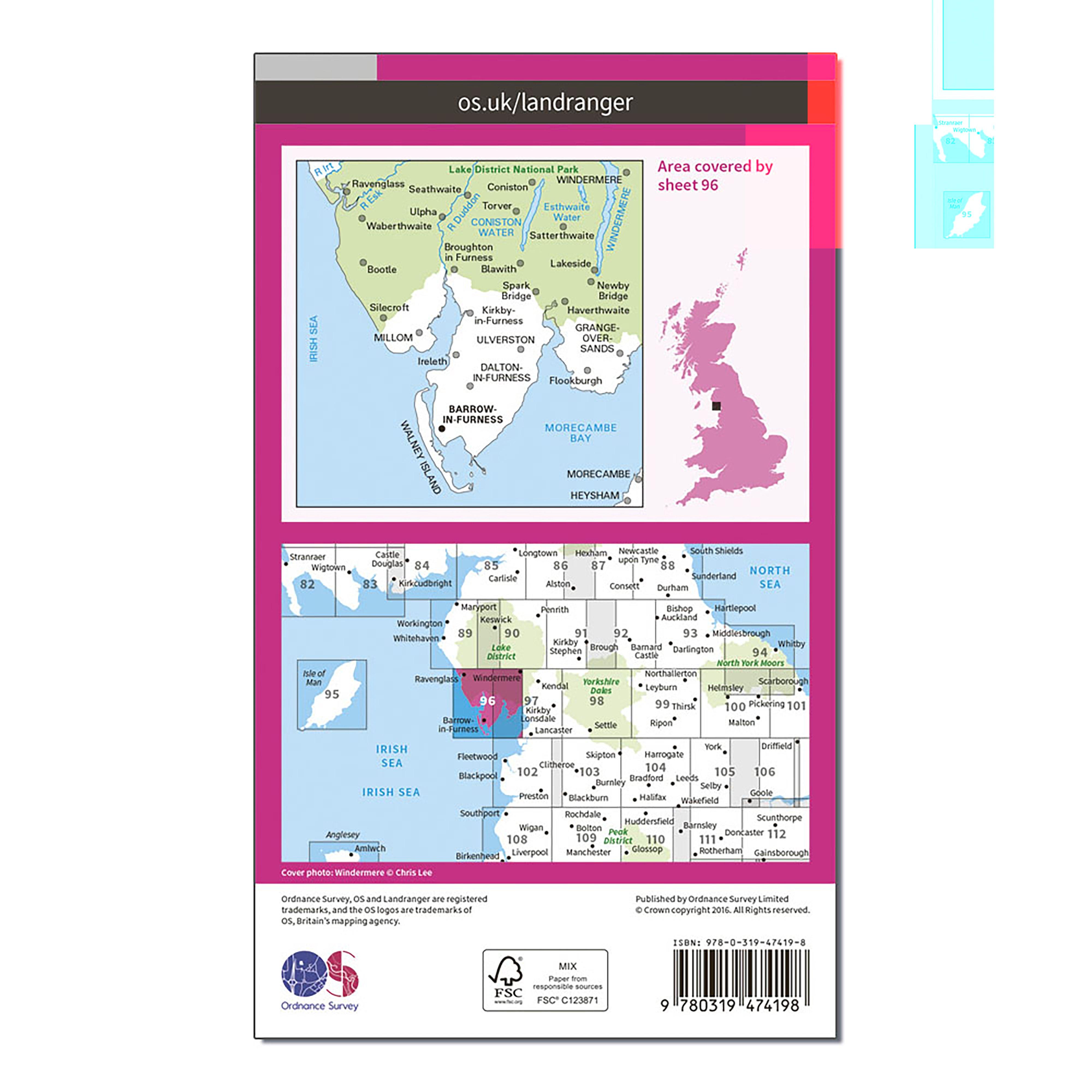 Ordnance Survey OS LANDRANGER 96 ACT Review