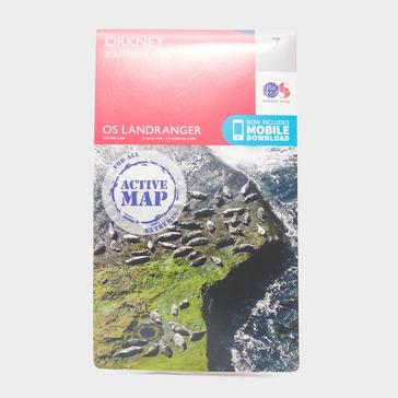 Orange Ordnance Survey Landranger Map 7 - Orkney