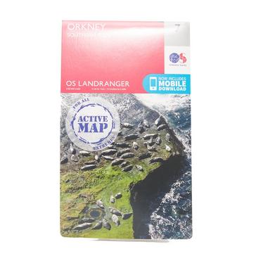 Orange Ordnance Survey Landranger Map 7 - Orkney