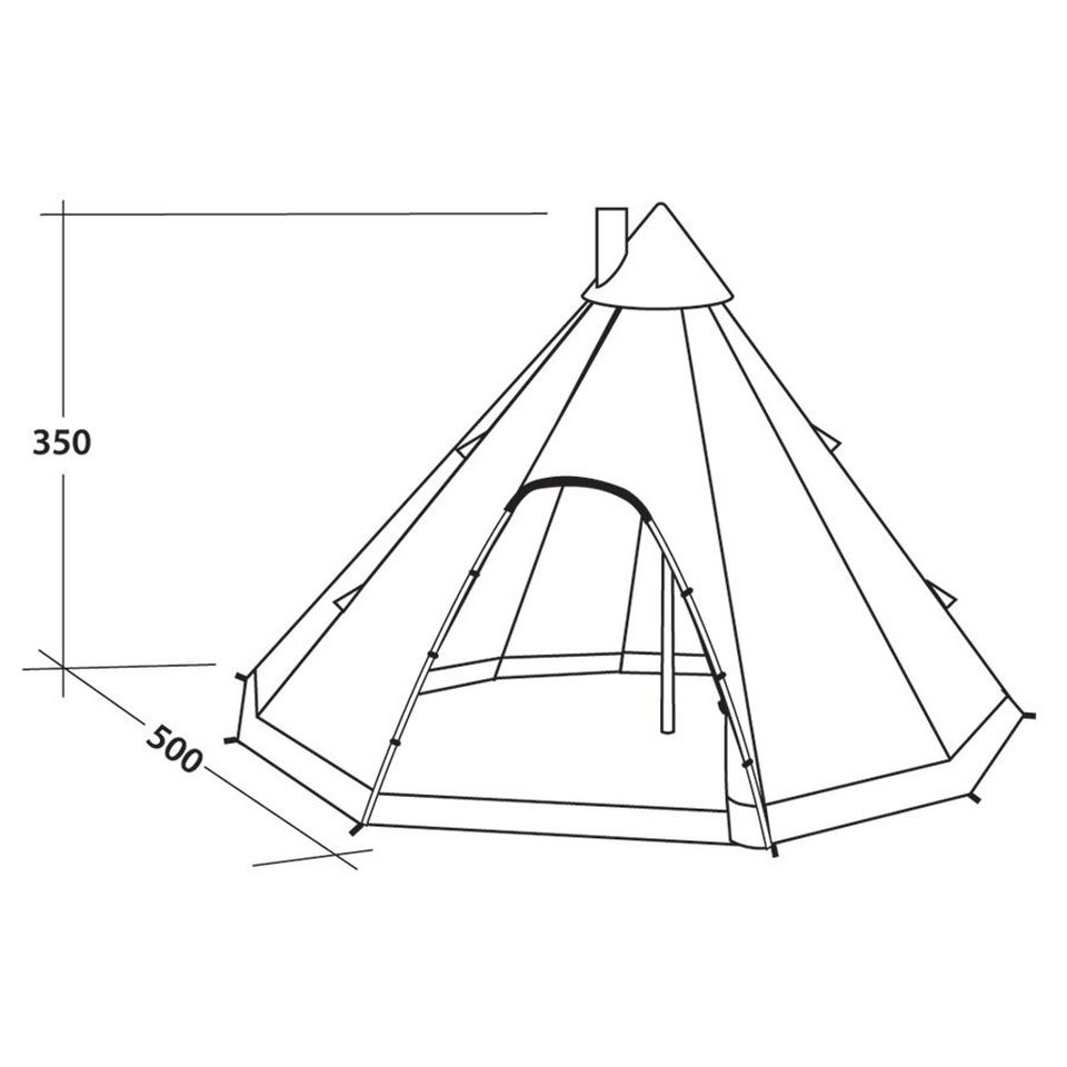 Robens Mohawk 10 Person Tipi Tent GO Outdoors