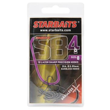 Silver Starbaits SB4 Long Shank Hook No. 8