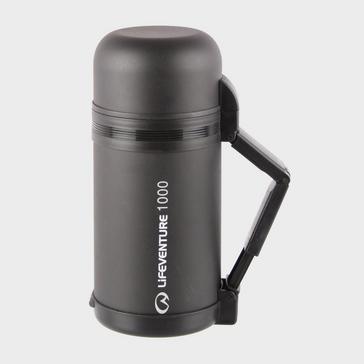 Black LIFEVENTURE Wide Mouth Flask (1.0L)