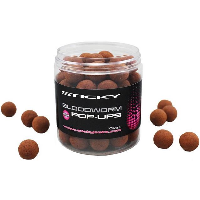 Brown Sticky Baits Bloodworm Pop-ups 16mm image 1