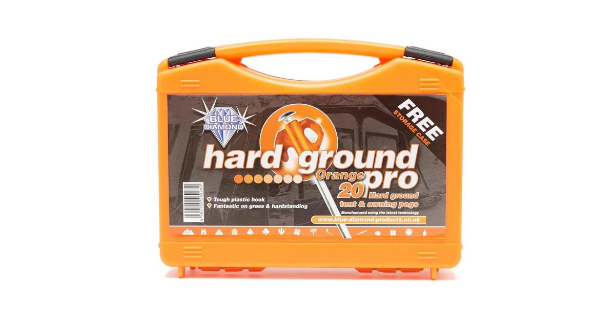 plastic blue diamond tent pegs