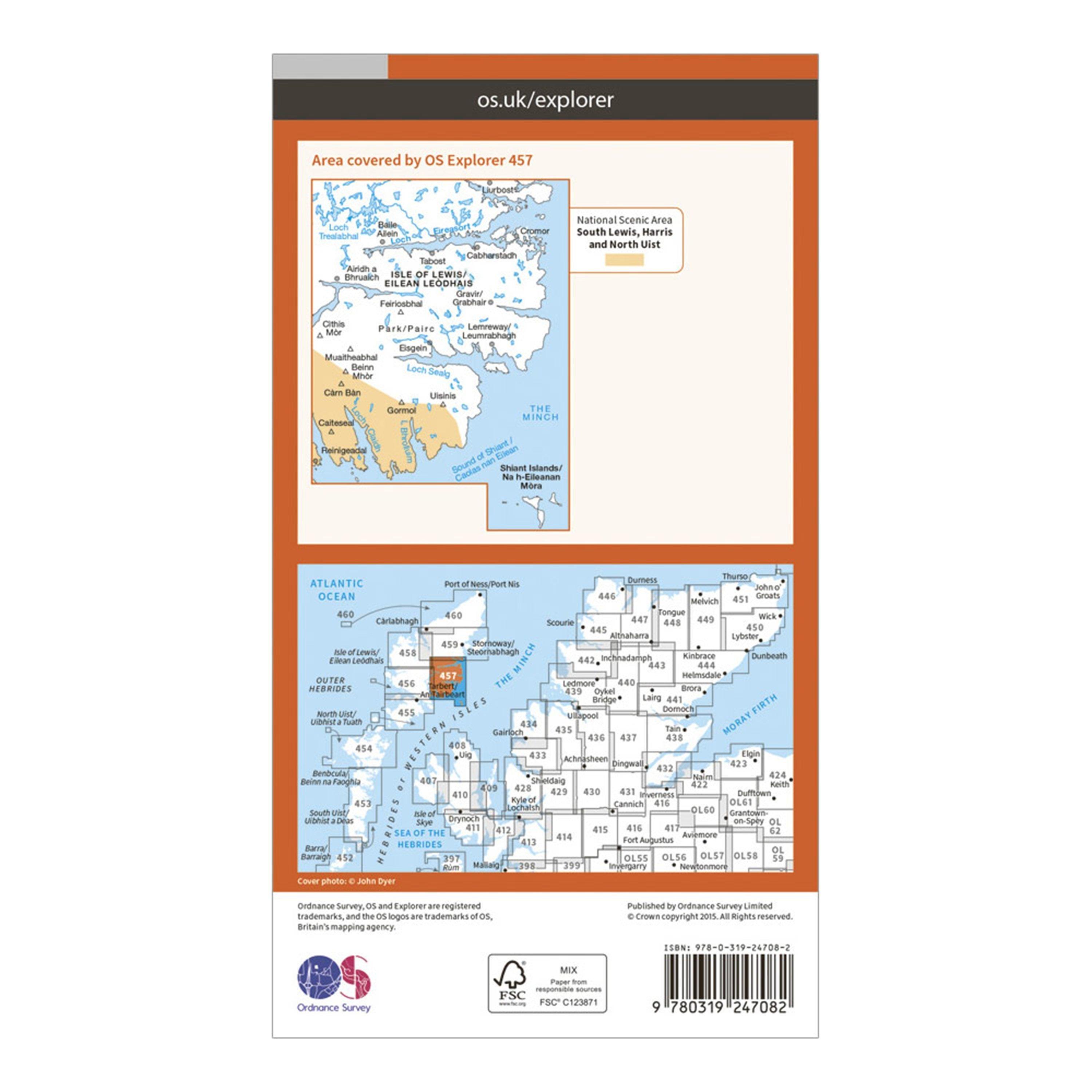 Ordnance Survey EXP 457 SOUTH EAST LEWIS Review