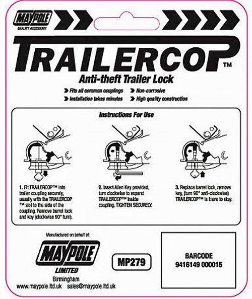 Maypole TrailerCop Anti-Theft Trailer Lock Review