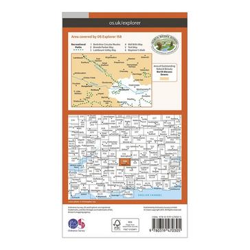 Orange Ordnance Survey Explorer Active 158 Newbury  Hungerford Map With Digital Version