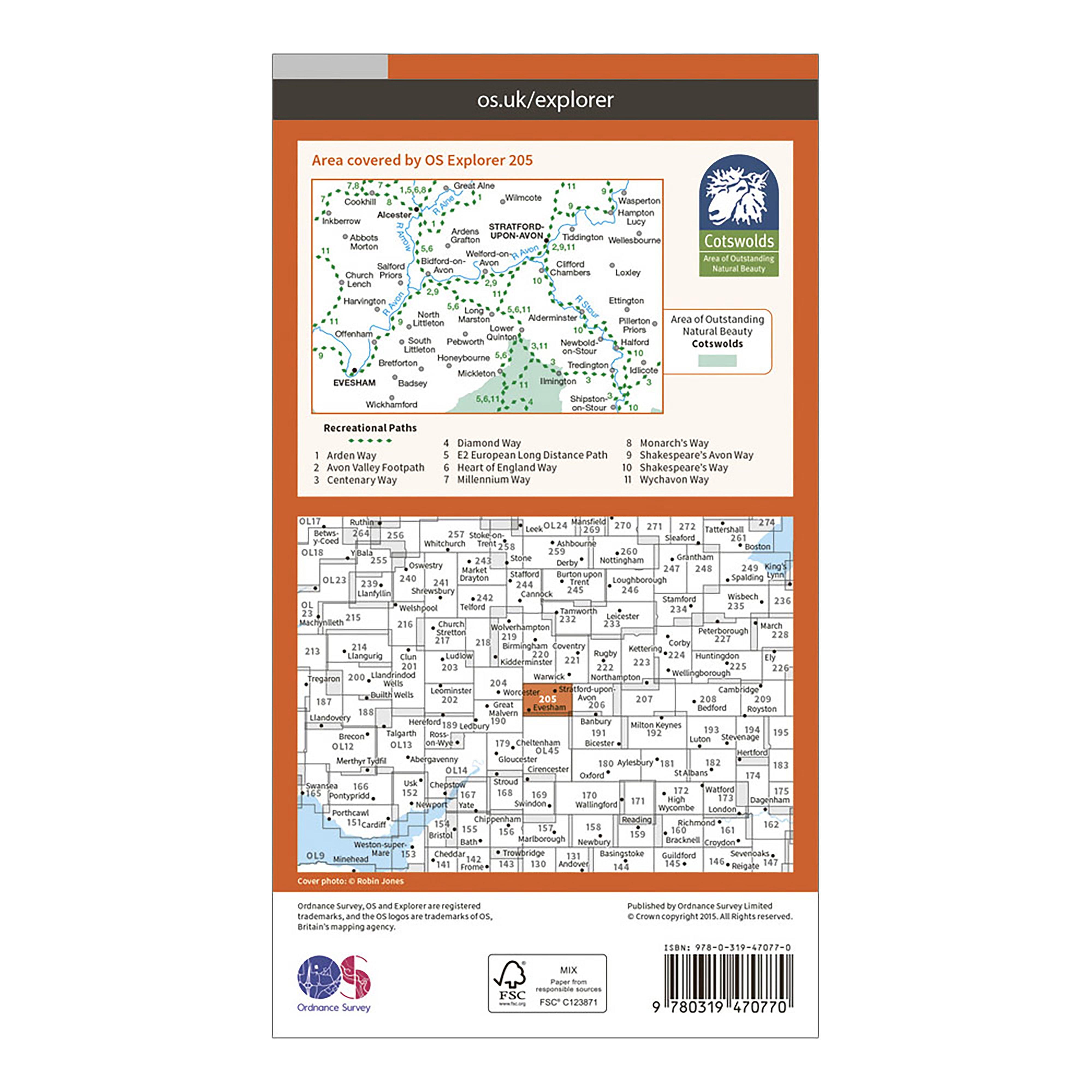 Ordnance Survey Explorer Active 205 Stratford-upon-Avon & Evesham Map With Digital Version Review