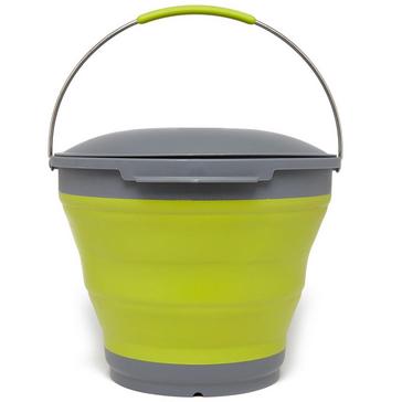 Green Outwell Collaps Bucket With Lid