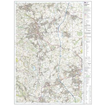 Orange Ordnance Survey Explorer Active 269 Chesterfield & Alfreton Map With Digital Version
