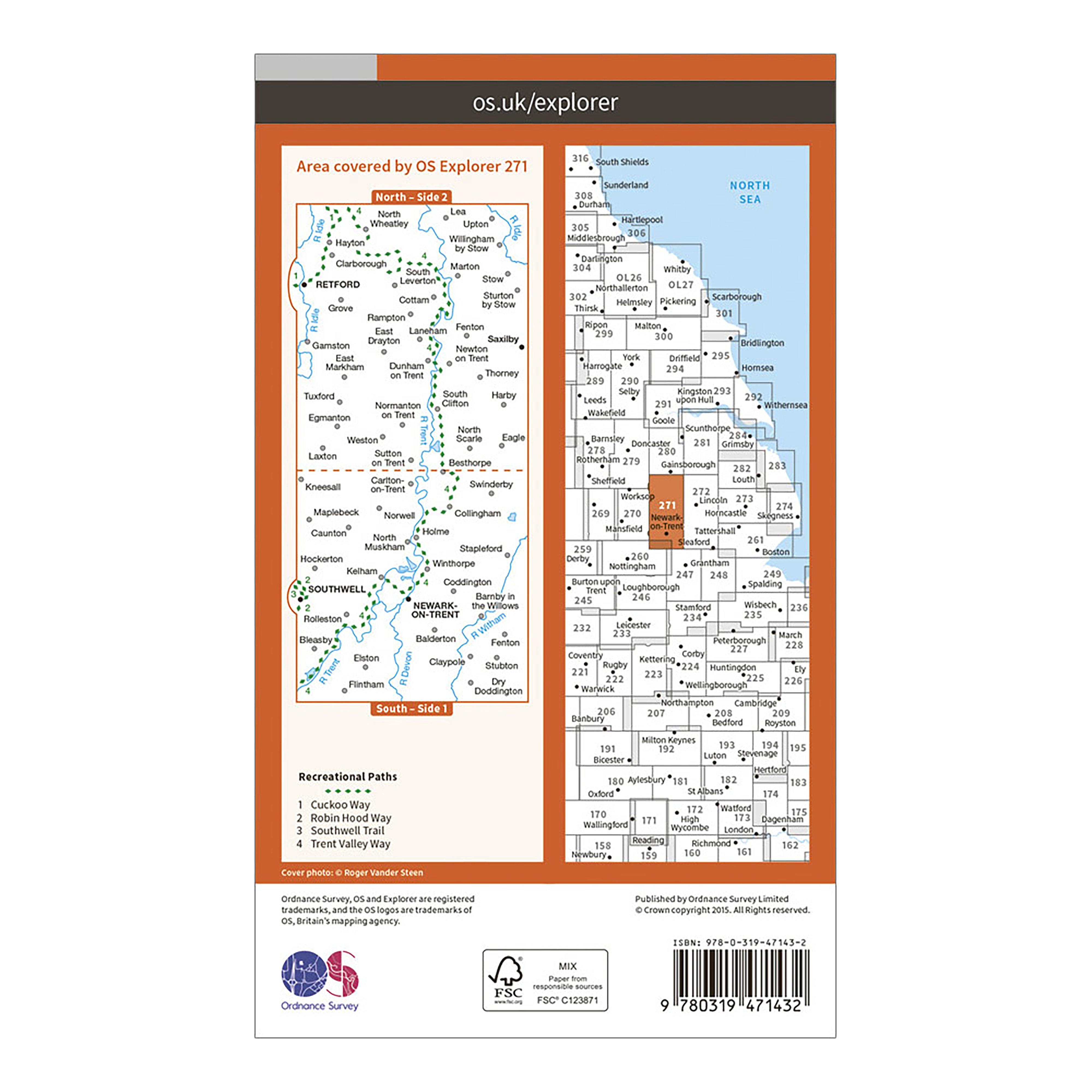 Ordnance Survey Explorer Active 271 Newark-on-Trent Map With Digital Version Review