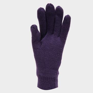 Purple Peter Storm Thinsulate Knit Fleece Gloves