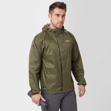 Green Peter Storm Mens Packable Jacket Khaki