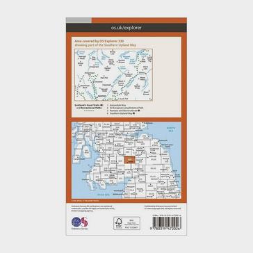 Orange Ordnance Survey Explorer Active 330 Moffat & St Mary’s Loch Map With Digital Version