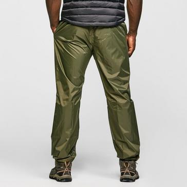 Grey Peter Storm Mens Waterproof Packable Pants Green