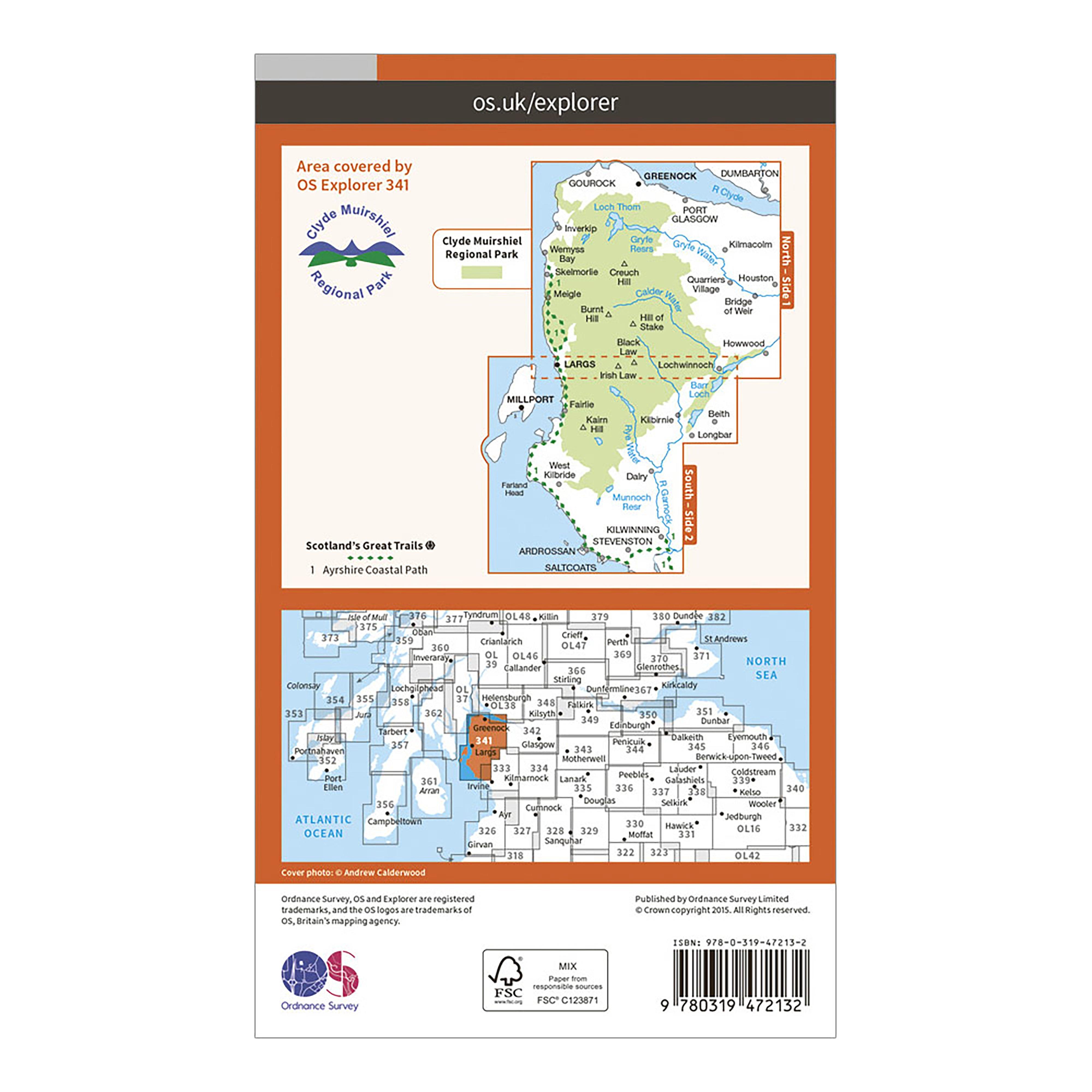 Ordnance Survey Explorer Active 341 Greenoch, Largs & Millport Map With Digital Version Review