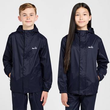 Blue Peter Storm Kids Packable Waterproof Jacket Navy