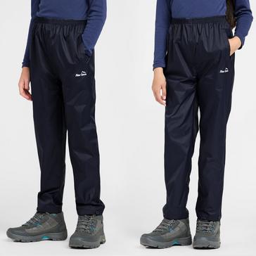 Blue Peter Storm Kids Packable Waterproof Pants Navy