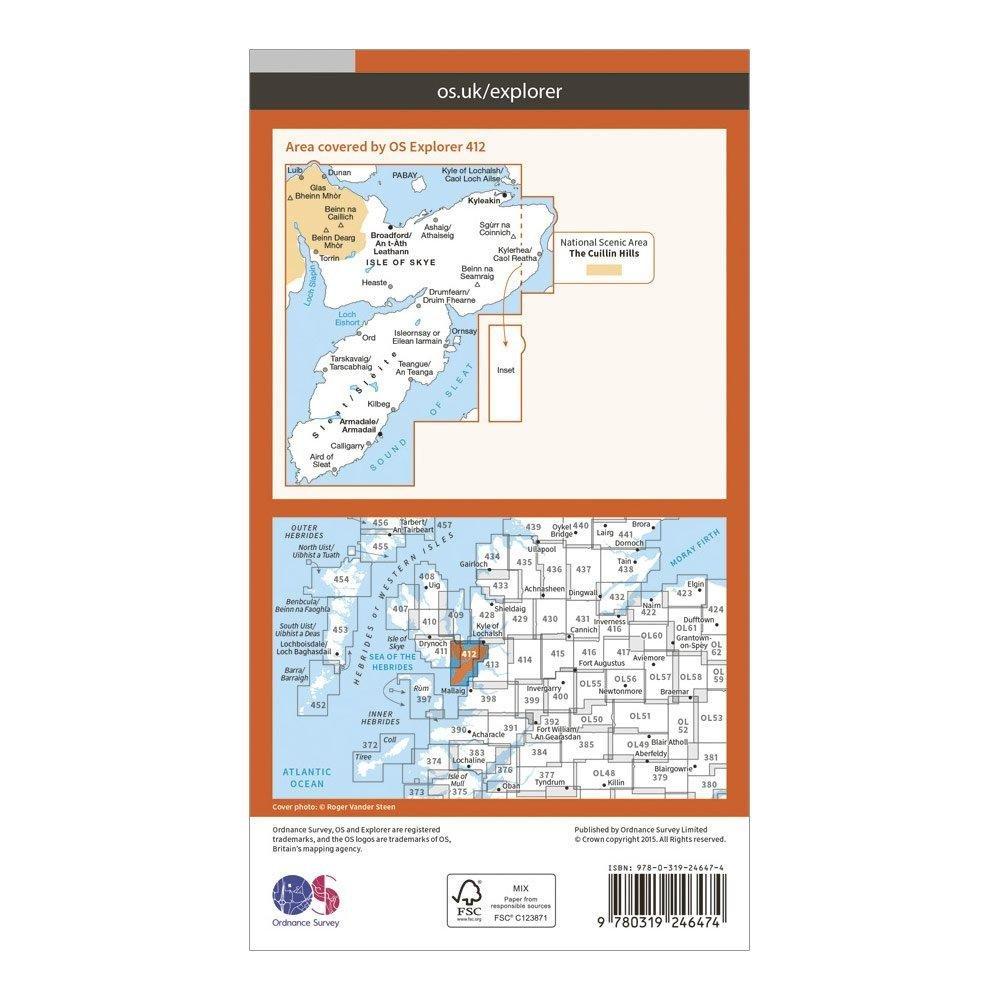 Ordnance Survey EXP 412 SKYE SLEAT Review