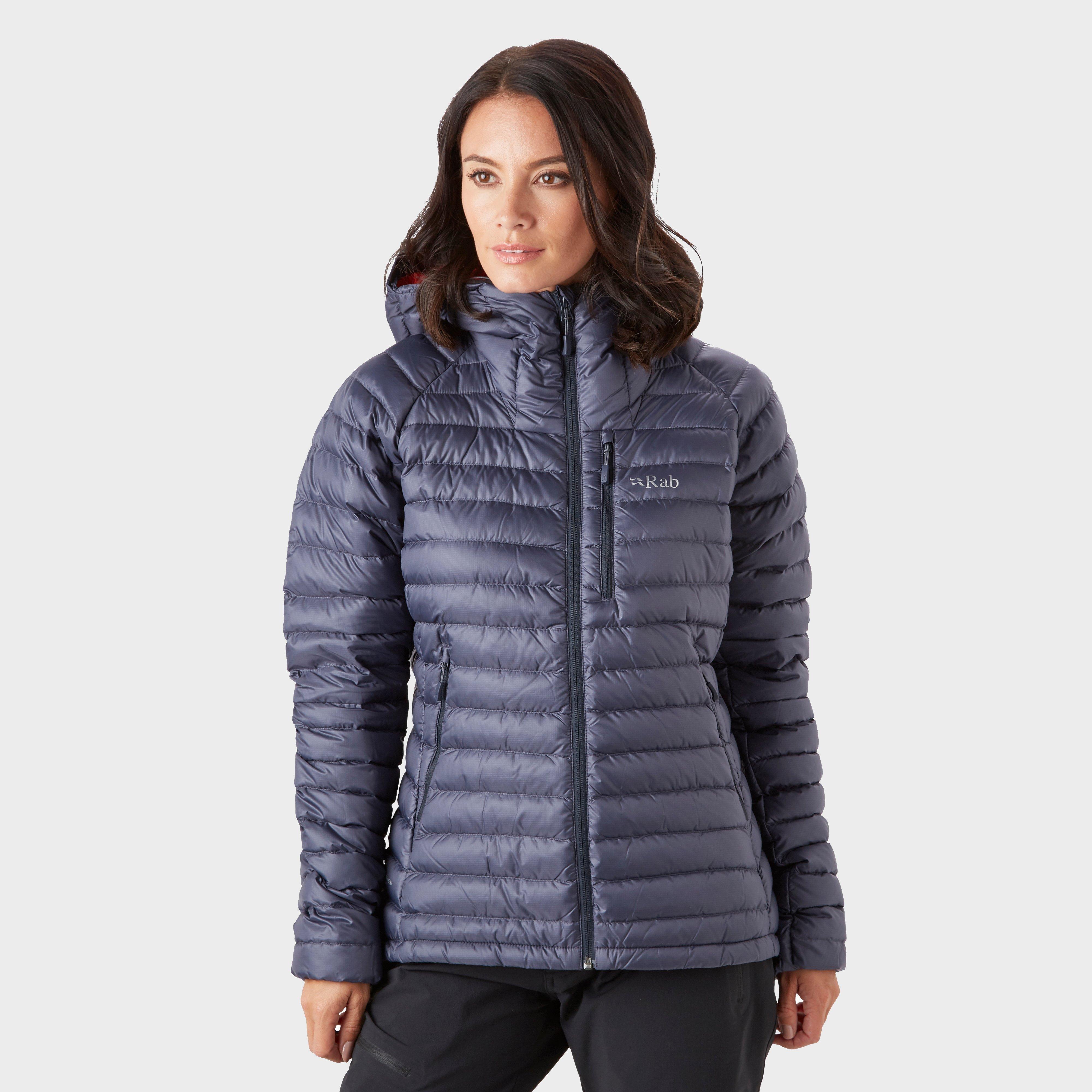 ladies navy hooded coat