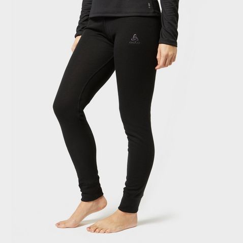 ODLO-ACTIVE WARM ECO KIDS BL BOTTOM LONG BLACK - Thermal leggings