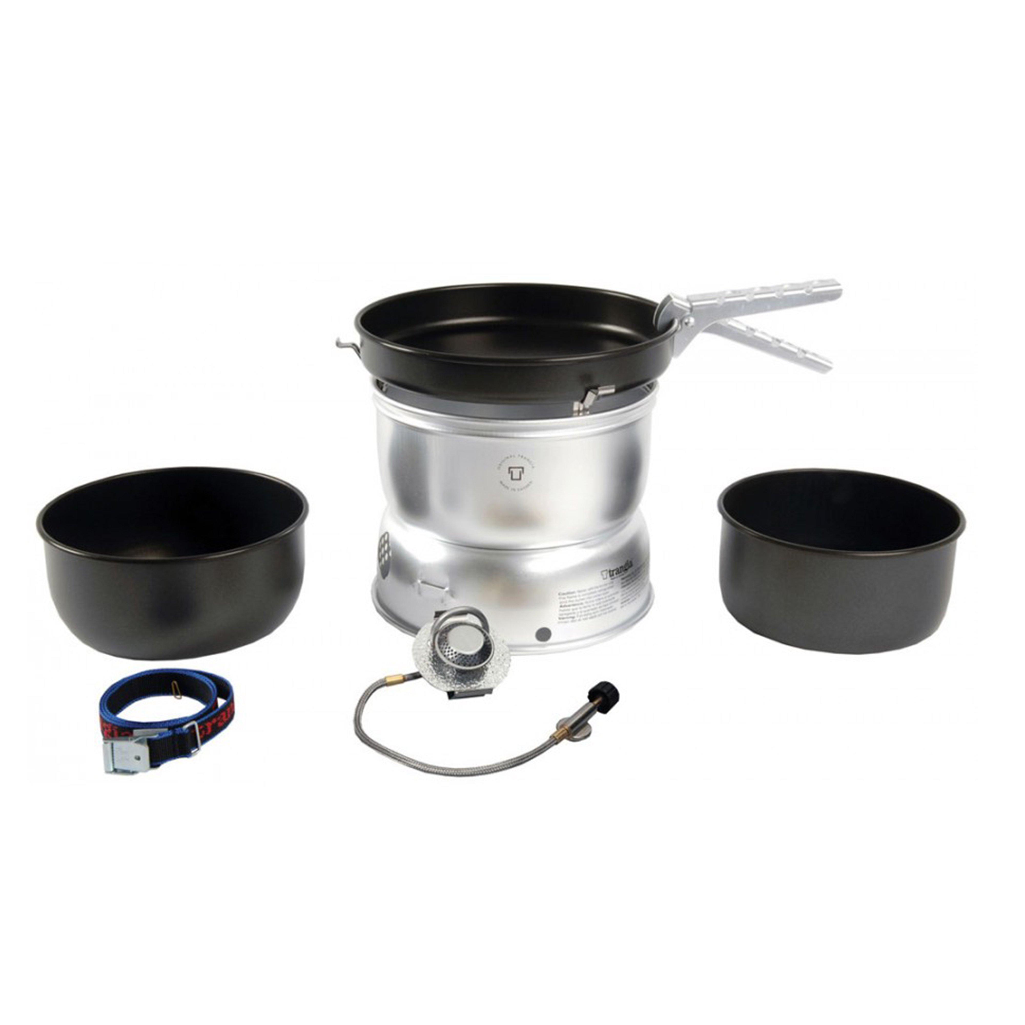 Set De Cuisson Trangia 27 Anti-adhésif - 2 Casseroles + 1 Poêle - Léger Et Compact Pour Camping Ou Randonnée - 6