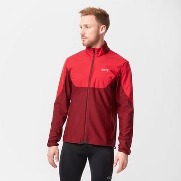 Red Gore Men’s R5 Gore® Windstopper Light Long Sleeve Shirt