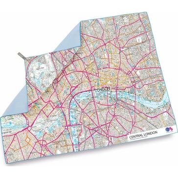 Multi LIFEVENTURE Central London Map Giant Trek Towel