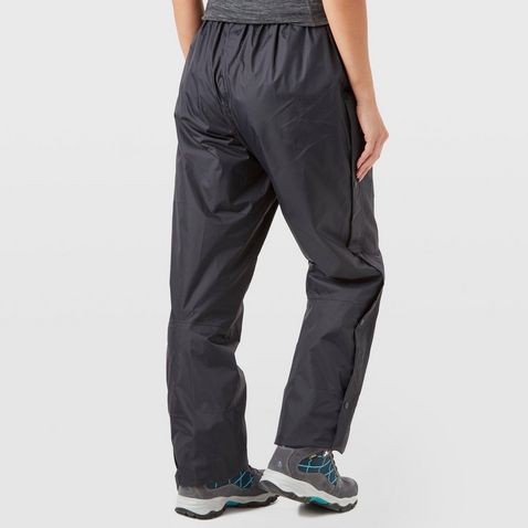 All Black Berghaus Women's Stormcloud Waterproof Overtrousers