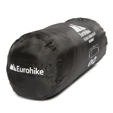 Black Eurohike Deluxe Mummy Fleece Liner