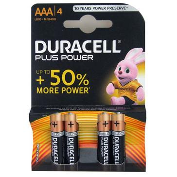 Black Duracell MN2400, size AAA Batteries