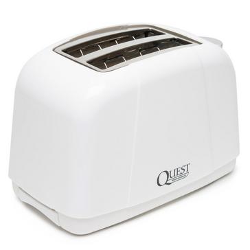 White Quest White 2-Slice Toaster (Low Wattage)