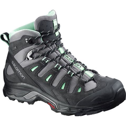DETROIT-GREEN Salomon Women's Quest Prime GTX Walking Boots