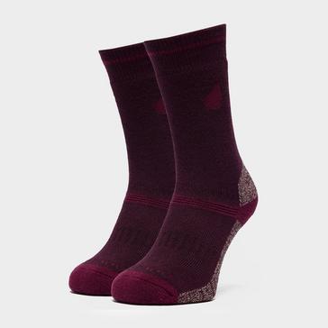 Red Peter Storm Women's Midweight Coolmax Hiking Socks 2 Pack
