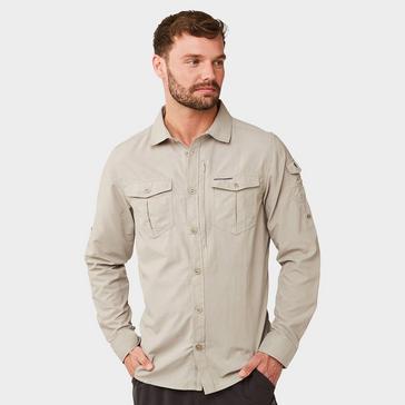 Beige Craghoppers Men's Nosilife Adventure II Shirt