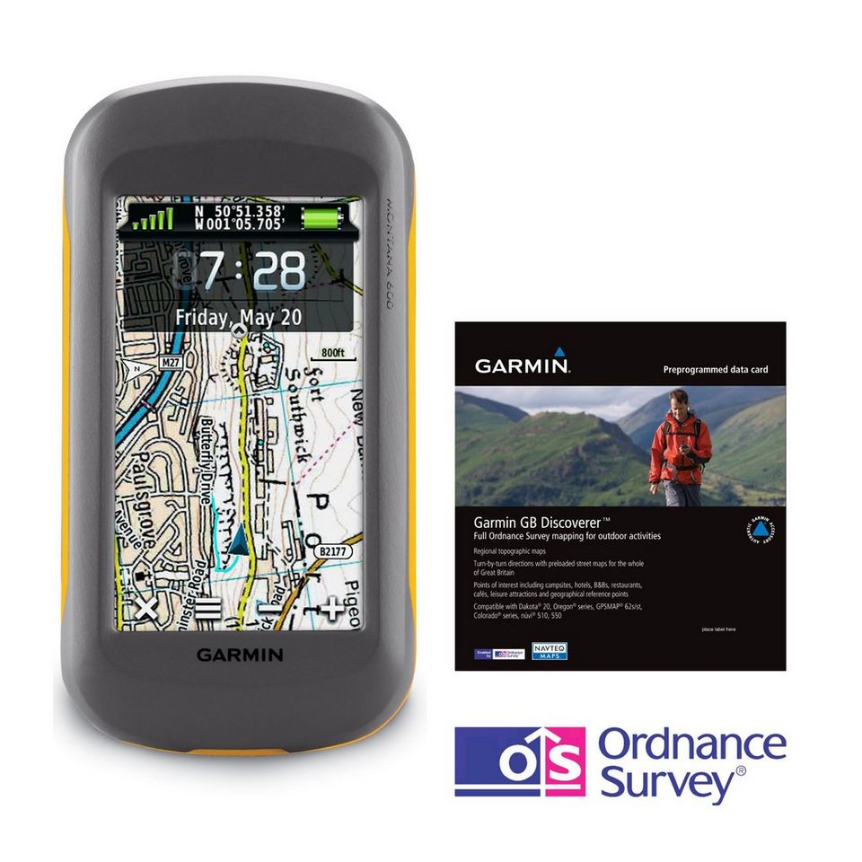 Garmin Montana 600 GPS Discovererâ„¢ Bundle (with GB 1:50K Map 