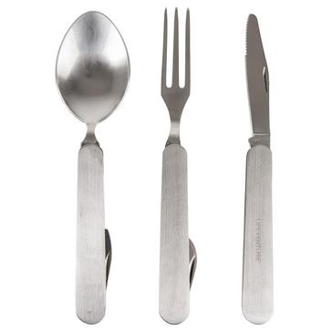 Silver LIFEVENTURE Folding Cutlery Set