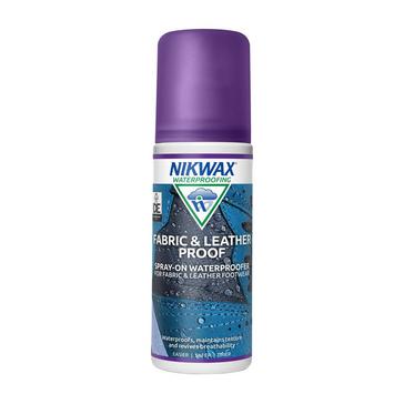 Clear Nikwax Fabric & Leather Proof 125ml
