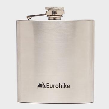 SILVER Eurohike Stainless Steel 0.6oz Hip Flask