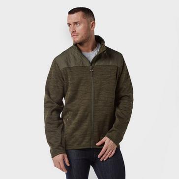 Green Brasher Men’s Quilt Full-Zip Fleece