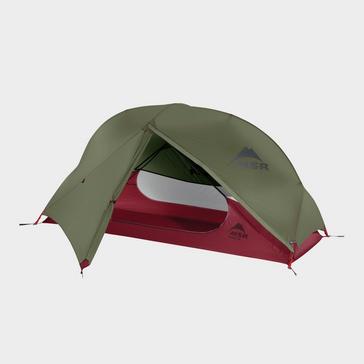 Green MSR Hubba NX Backpacking Tent