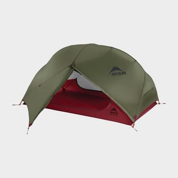 Green MSR Hubba Hubba NX 2-Person Backpacking Tent