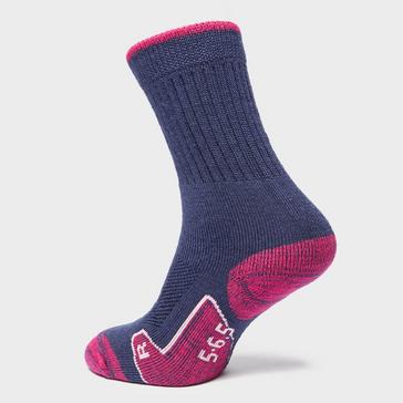 Navy Brasher Women's Walker Socks
